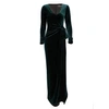 NISSA Elegant Maxi Velvet Dress