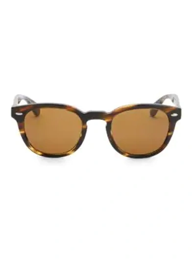 Oliver Peoples Tortoiseshell Sheldrake Sunglasses In Brown