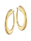 ROBERTO COIN 18K Yellow Gold Hoop Earrings