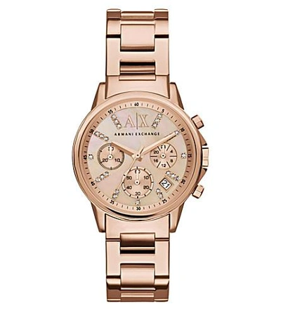 Armani Exchange Rose Gold Bracelet Watch