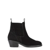 ACNE STUDIOS BLACK SUEDE ANKLE BOOTS
