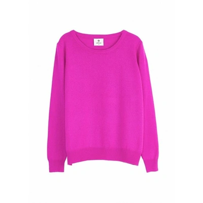 Arela Laine Cashmere Jumper In Pink In Fluorescent Pink
