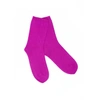 ARELA ULLA CASHMERE LOUNGE SOCKS IN BRIGHT PINK,2857179