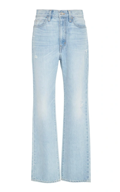 Slvrlake Denim London High-rise Straight-leg Jeans In Light Wash