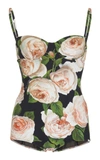 DOLCE & GABBANA Rose-Print Balconette Swimsuit,O9A13JFSGO5HNT67