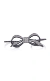 COLETTE JEWELRY BOW 18K BLACK GOLD AND DIAMOND THREE-FINGER RING,RIAT010