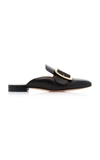 BALLY JANESSE LEATHER MULES,JANESSE