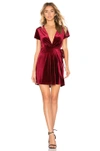 ABOUT US Gabrielle Wrap Mini Dress,ABOR-WD160