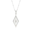 RACHEL JACKSON LONDON Nova Star Necklace In Silver