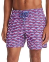 VILEBREQUIN MOOREA MARBELLA FISH-PRINT SWIM SHORTS,MOOE9B05