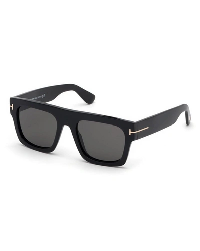 Tom Ford Men's Fausto Thick Acetate Sunglasses
