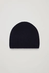 COS RIBBED CASHMERE HAT,0486487009