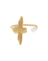 OLIVIA BURTON CULTURED FRESHWATER PEARL BEE COCKTAIL RING,OBJ16AMR08