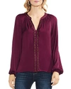 VINCE CAMUTO STUDDED-TRIM TOP,9158134