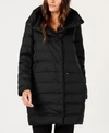 EILEEN FISHER RECYCLED NYLON COCOON PUFFER COAT