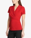 DKNY RUCHED TOP, CREATED FOR MACY'S