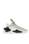Y-3 WHITE Y 3 KAIWA SNEAKERS IN LEATHER,10733698