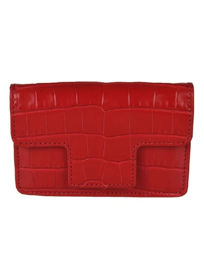 Tom Ford Accordion Style Wallet In Red