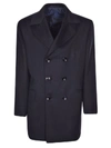 KITON DOUBLE BREASTED COAT,10732295