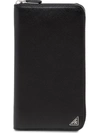 Prada Black Saffiano Passport Holder