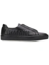 GIORGIO ARMANI SLIP-ON LOW TOP SNEAKERS