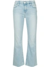 CURRENT ELLIOTT FLARED CROPPED JEANS