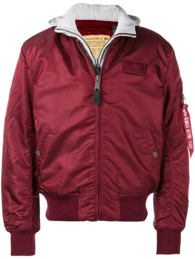 Alpha Industries Na-1 Bomber Jacket - 红色 In Red