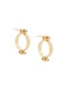 ANNELISE MICHELSON ANNELISE MICHELSON EXTRA SMALL ALPHA EARRINGS - 金色