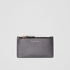 BURBERRY Two-tone Leather Card Case