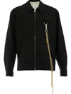 SONG FOR THE MUTE SONG FOR THE MUTE STACK OVERSIZED COACH JACKET - BLACK