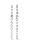 ANITA KO LONG CASCADE 18-KARAT WHITE GOLD DIAMOND EARRINGS