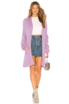 INDAH INDAH CAYENNE OVERSIZED CARDIGAN IN LAVENDER.,INDA-WK21