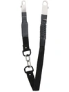 RICK OWENS BUCKLED STRAP KEY CHAIN