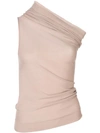 RICK OWENS RICK OWENS ONE SHOULDER TOP - 33 PETAL