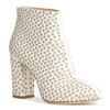 CHARLOTTE OLYMPIA ALBA STAR WHITE LEATHER BOOTS,CO13129S