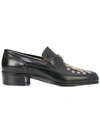 GUCCI LEATHER LOAFER WITH NY YANKEES™ PATCH