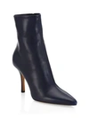 THE ROW Gloria Leather Ankle Boots