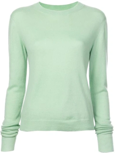 The Elder Statesman Crew Neck Sweater - Green