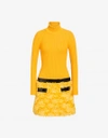 MOSCHINO SHORT DRESS IN COTTON AND MOHAIR