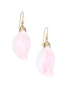 ANNETTE FERDINANDSEN WOMEN'S 18K GOLD & PINK CONCH PETAL DROP EARRINGS,400099318185