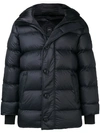 CANADA GOOSE CANADA GOOSE PADDED HOODED COAT - 黑色