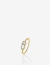MESSIKA MESSIKA WOMENS YELLOW MOVE UNO 18CT YELLOW-GOLD AND DIAMOND RING,10024744
