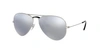 Ray Ban Ray In Polarized Silver Flash