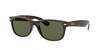 Ray Ban Standard New Wayfarer 55mm Sunglasses - Dark Tortoise In Green Classic G-15