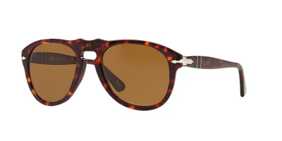 Persol Po0649 Havana Male Sunglasses In Brown