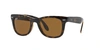 Ray Ban Standard 50mm Folding Wayfarer Sunglasses - Brown Flash In Brown Classic B-15