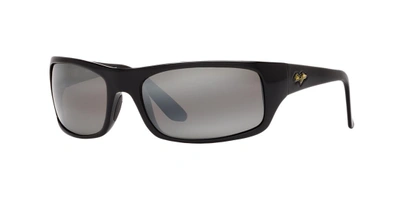 Maui Jim Man Sunglasses Peahi In Grey Polar