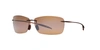 Maui Jim Unisex Lighthouse Polarized Rimless Sunglasses, 65mm In Bronze Mir Pol
