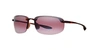 Maui Jim 'ho'okipa - Polarizedplus2' 63mm Sunglasses - Tortoise In Pink Mirror Polarized