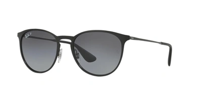 Ray Ban Sunglasses Female Erika Metal - Black Frame Grey Lenses 54-19